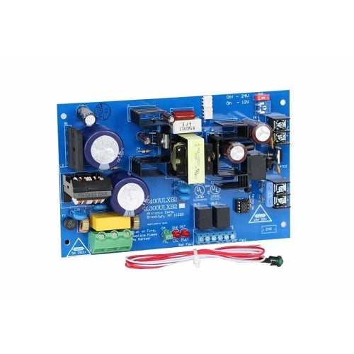 Altronix AL400RLB Power Supply / Charger with LED Cable Assembly, 12 or 24VDC at 4A, Board