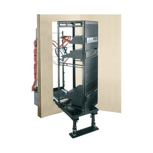 Middle Atlantic AX-SXR-30 AXS Series In-Wall Slide Out Rotating Rack, 450 lb Weight Capacity 4-Post Rack, 30U RMS