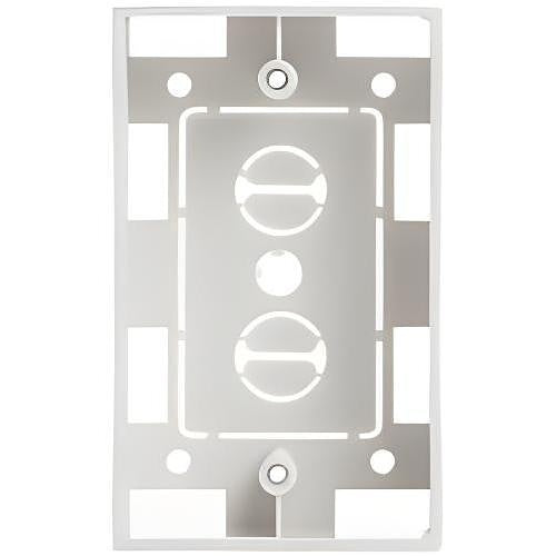 Alpha 5727-1PW 1-Gang Surface Plastic Box, White
