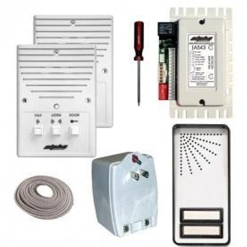 Alpha IK543/2S 2-Unit Entry Intercom Kit with Wire