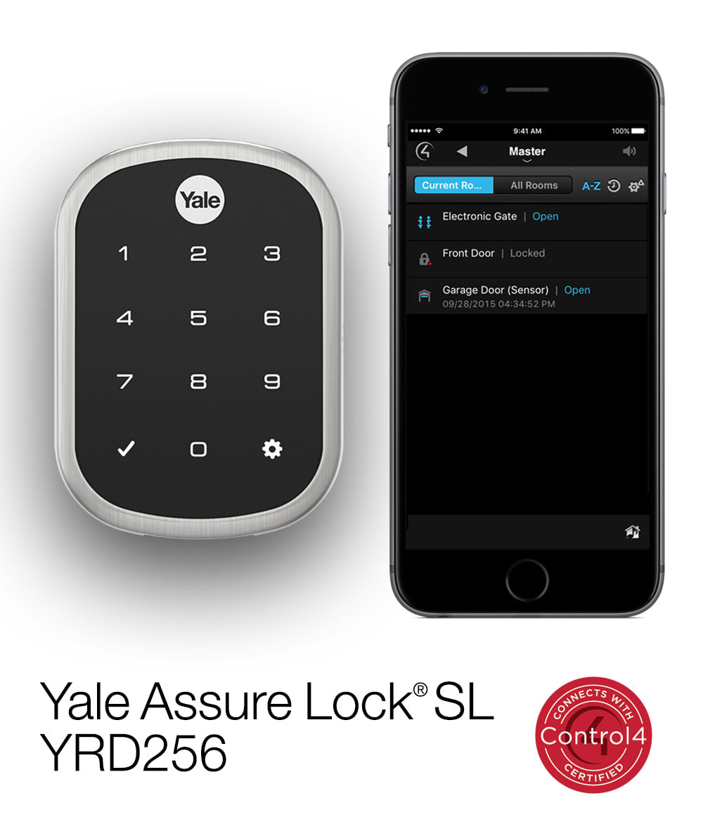 Non-US Yale® Assure Lock™ SL Key Free Touchscreen Deadbolt (Oil Rubbed Bronze)