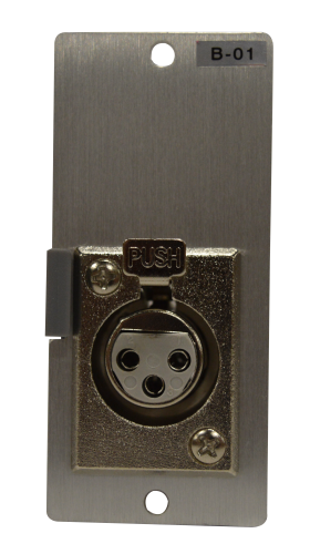 900 series Module: Bridging module XLR-F 10K ohm
