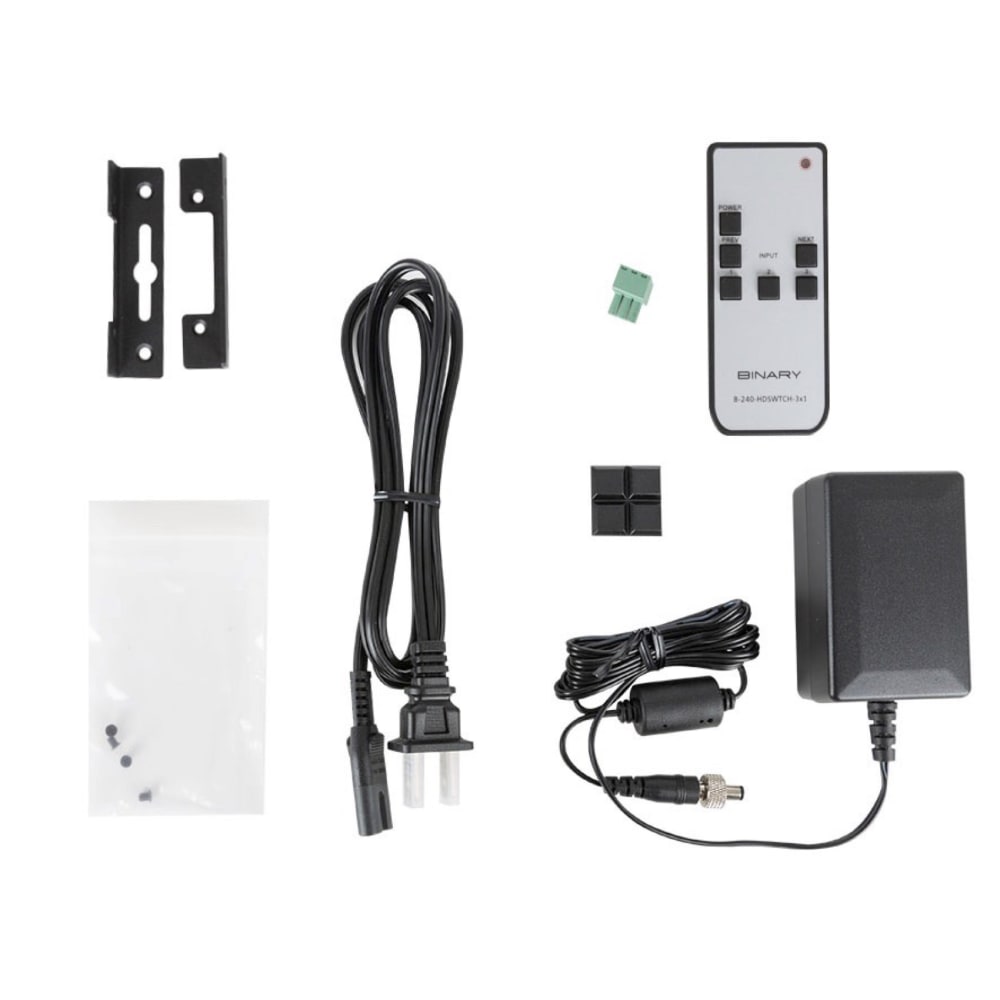 Binary™ 260 Series 4K HDR Switch with IR - 3x1