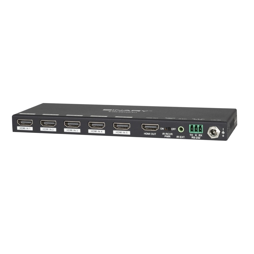Binary™ 260 Series 4K HDR Switch with IR - 5x1
