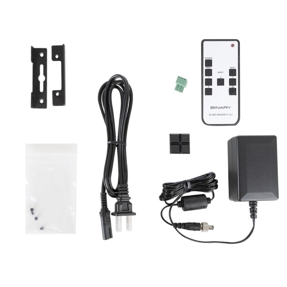 Binary™ 260 Series 4K HDR Switch with IR - 5x1