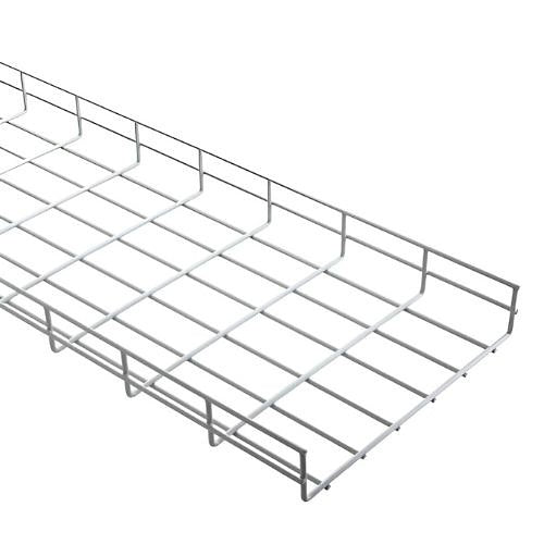 nVent CADDY WBT4X12 ZP WBT Wire Basquet Tray, 4"H x 12"W x 118"H, Zinc Plated