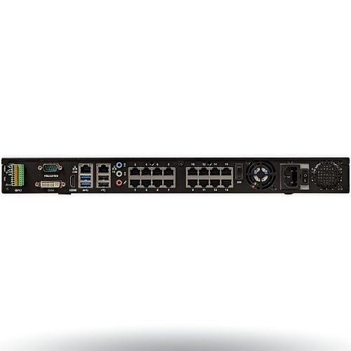 Digital Watchdog DW-BJCX32T-LX Blackjack CX 4K 16-Channel PoE NVR with Virtual Channels, 80Mbps, Linux OS, 32TB HDD