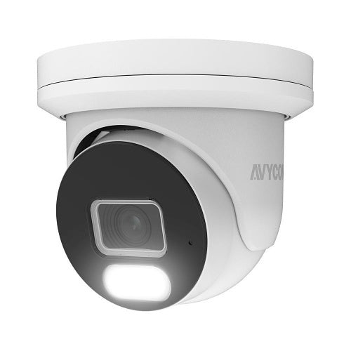 AVYCON AVC-NBE81F28 8MP IR Turret IP Camera, 2.8mm Fixed Lens