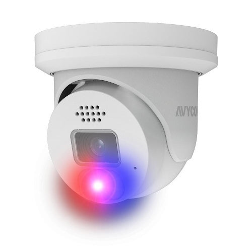 AVYCON AVC-NAE81F28 Diversity Series 8MP Smart Defender Turret IP Camera, 2.8mm Fixed Lens