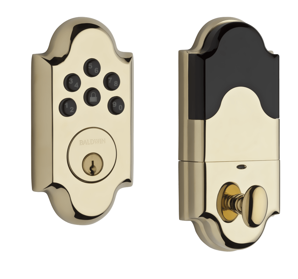 Baldwin Boulder ZigBee Deadbolt with Keypad (Lifetime Polished Brass) 8252-003-AC2