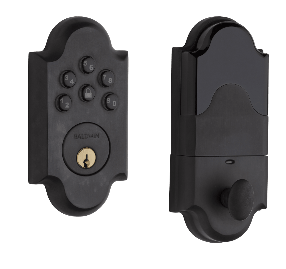 Baldwin Boulder ZigBee Deadbolt with Keypad (Oil Rubbed Bronze) 8252-102-AC2