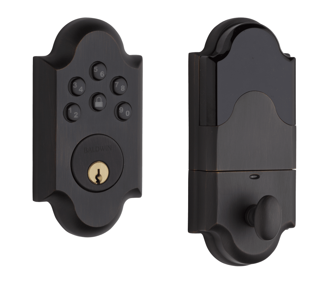 Baldwin Boulder ZigBee Deadbolt with Keypad (Venetian Bronze) 8252-112-AC2