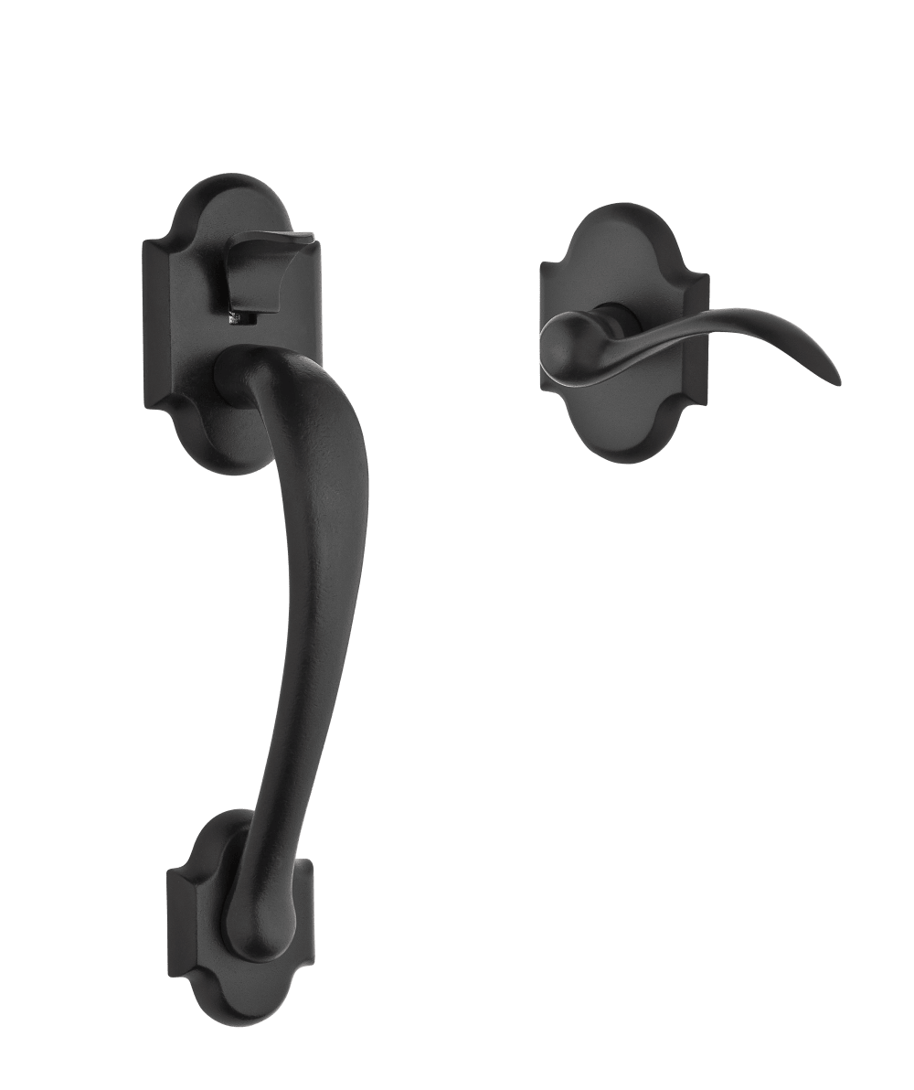 Baldwin Boulder Sectional Handleset Entry Kit - Left Hand (Distressed Oil Rubbed Bronze)