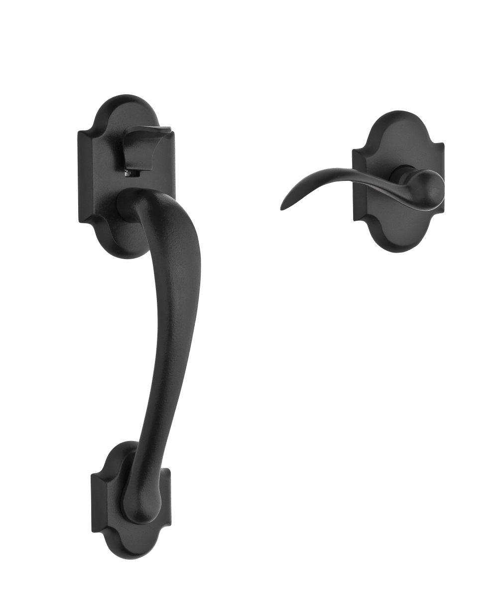 Baldwin Boulder Sectional Handleset Entry Kit - Right Hand (Distressed Oil Rubbed Bronze)