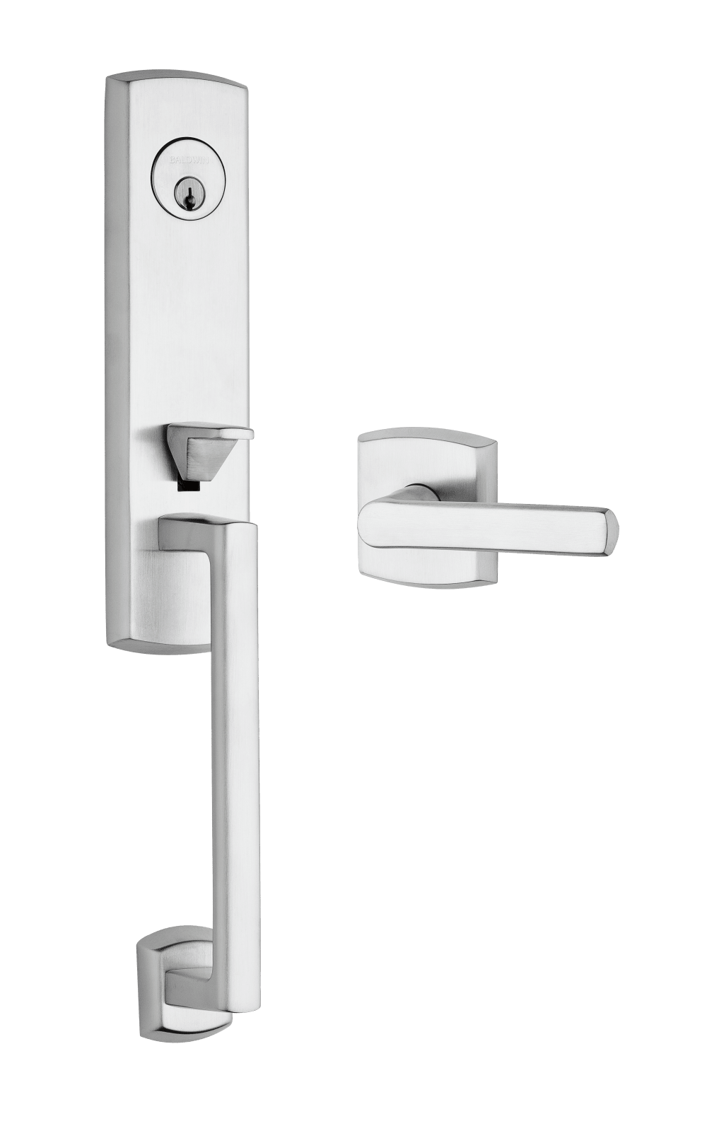 Baldwin Soho 3/4 Escutcheon Handleset Entry Kit - Left Hand (Satin Chrome)