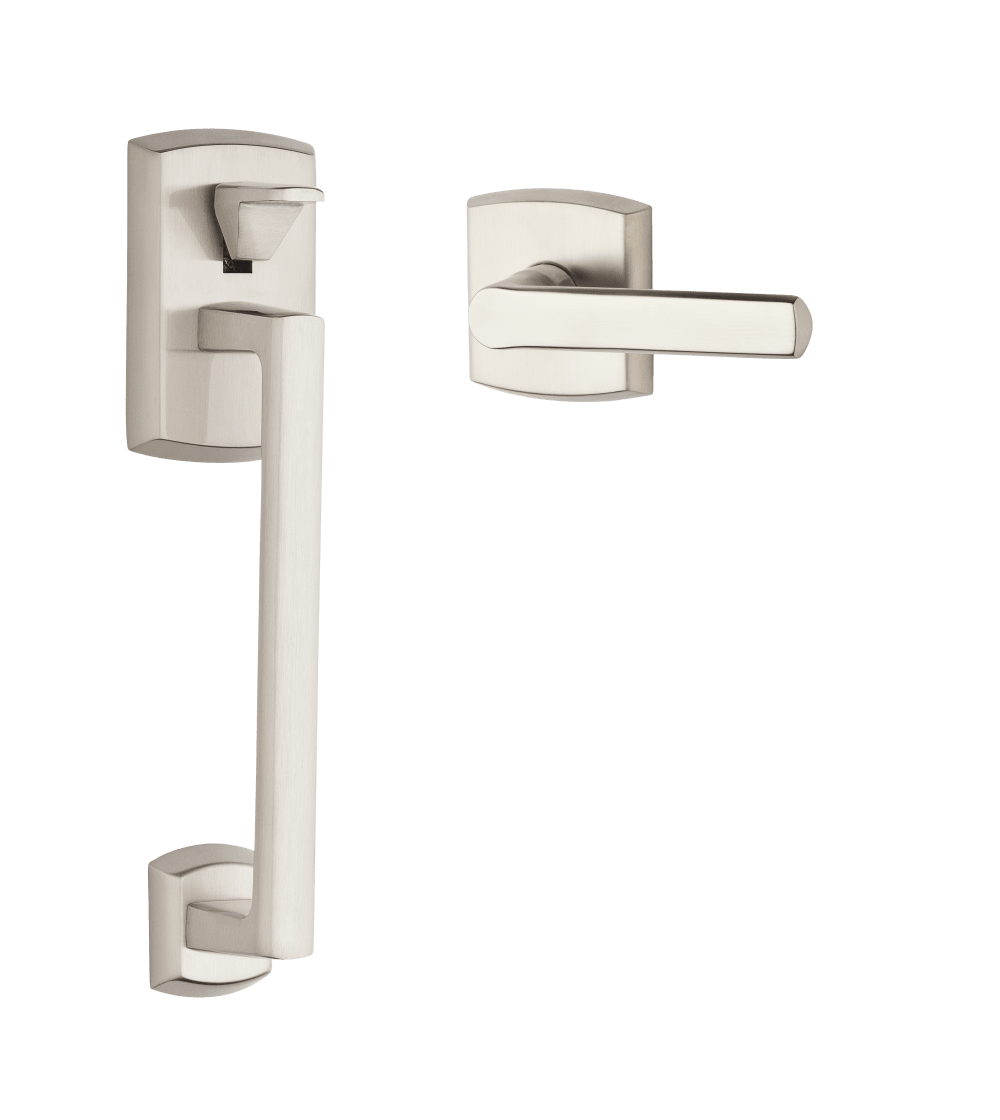 Baldwin Soho Sectional Handleset Entry Kit - Left Hand (Lifetime Satin Nickel) 85386.056.ACLH