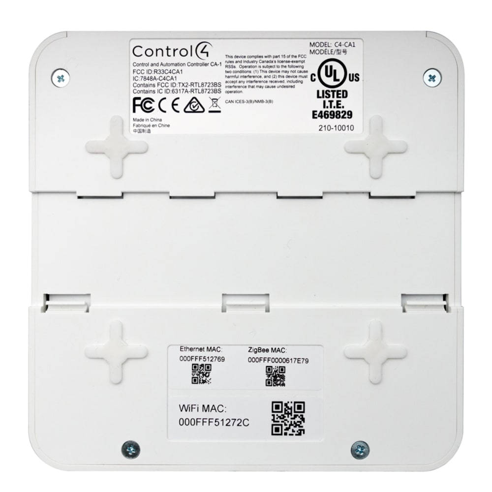 Control4® CA-1 Hub and Automation Controller, V2