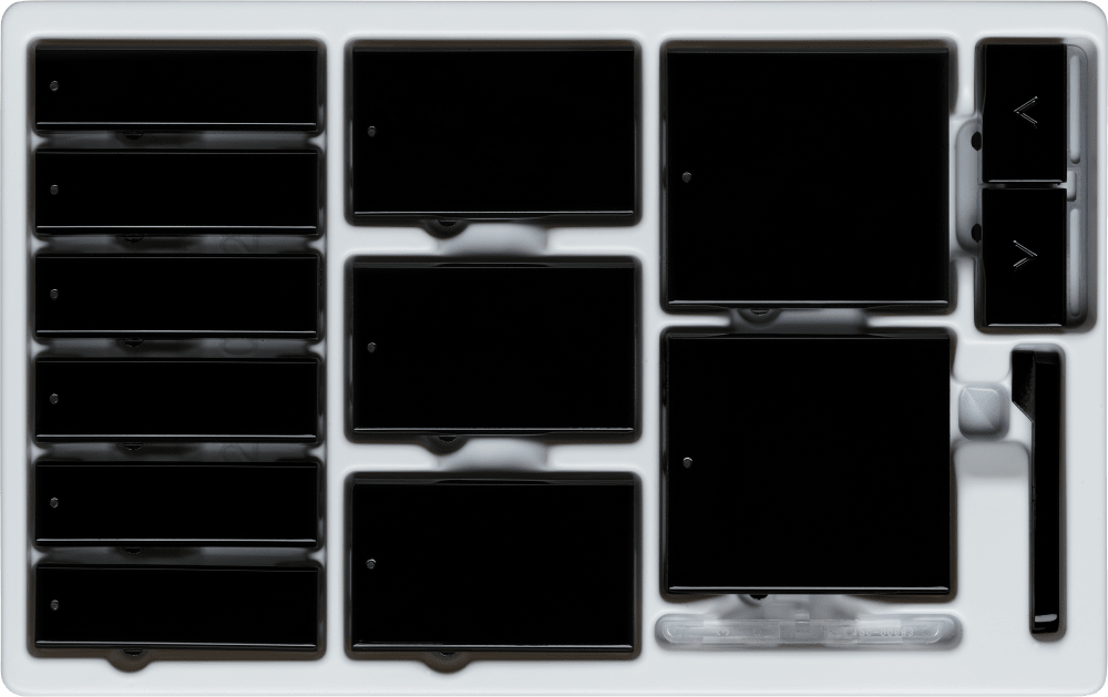 Control4® Color Kit, Contemporary, Configurable Keypad (Black)