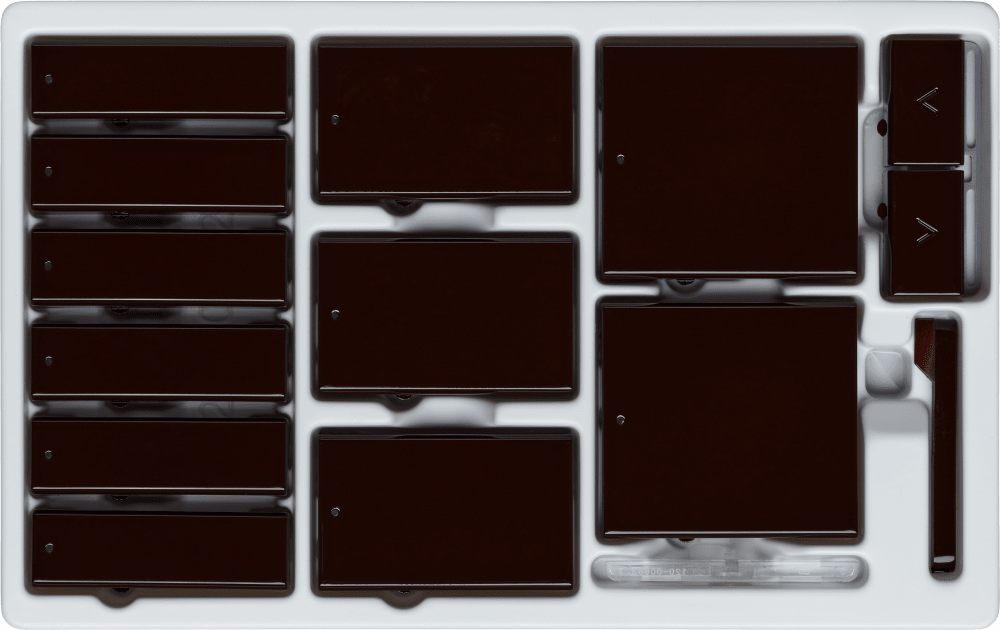 Control4® Color Kit, Contemporary, Configurable Keypad (Brown)