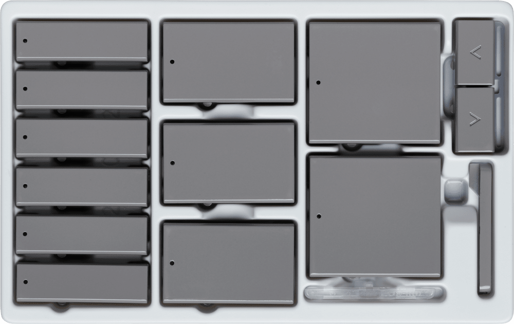 Control4® Color Kit, Contemporary, Configurable Keypad (Gray)