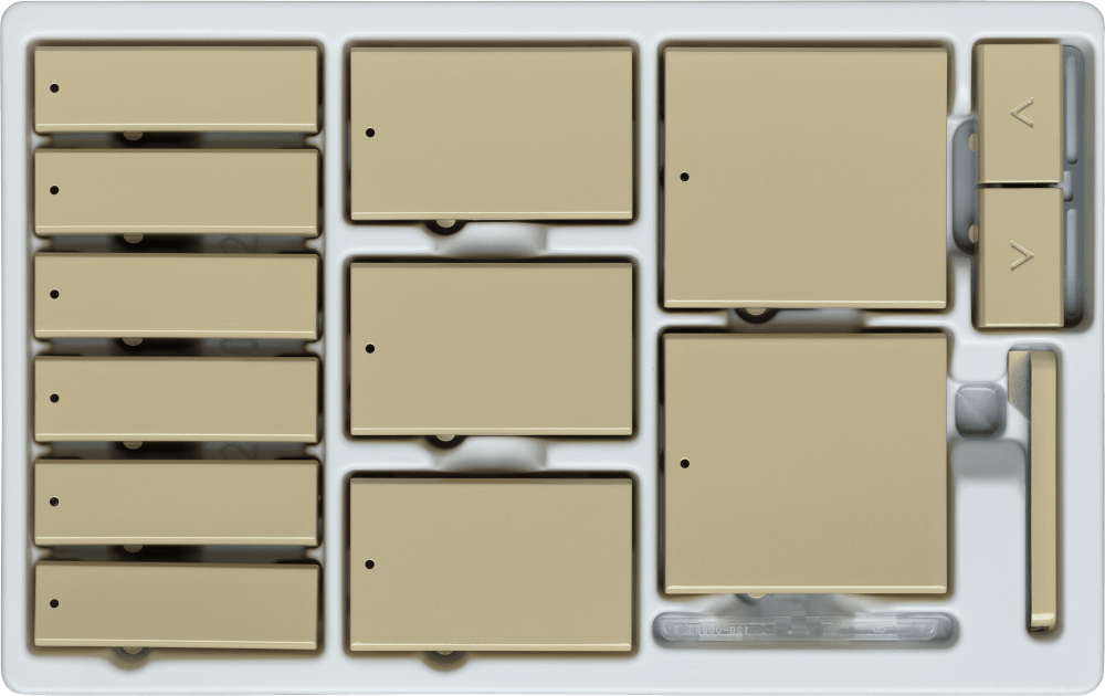 Control4® Color Kit, Contemporary, Configurable Keypad (Ivory)