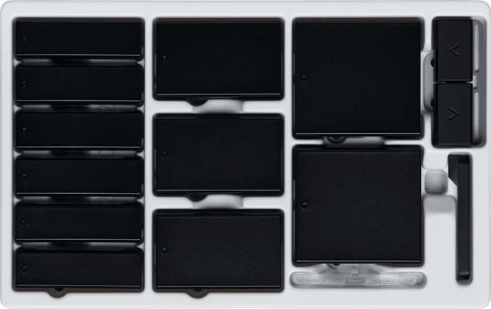 Control4® Color Kit, Contemporary, Configurable Keypad (Midnight Black)