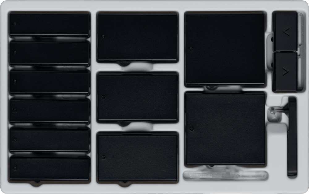 Control4® Color Kit, Contemporary, Keypad Dimmer (Midnight Black)