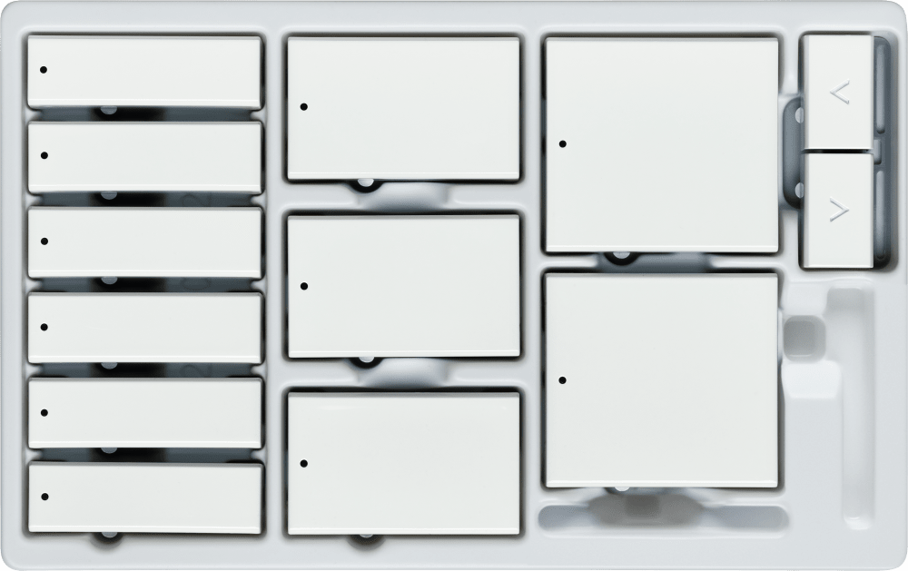Control4® Color Kit, Contemporary, Square Keypad Buttons (White)