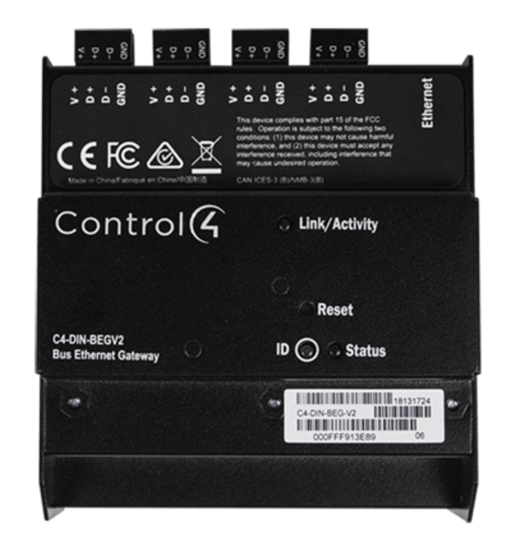 Control4® Bus Ethernet Gateway V2
