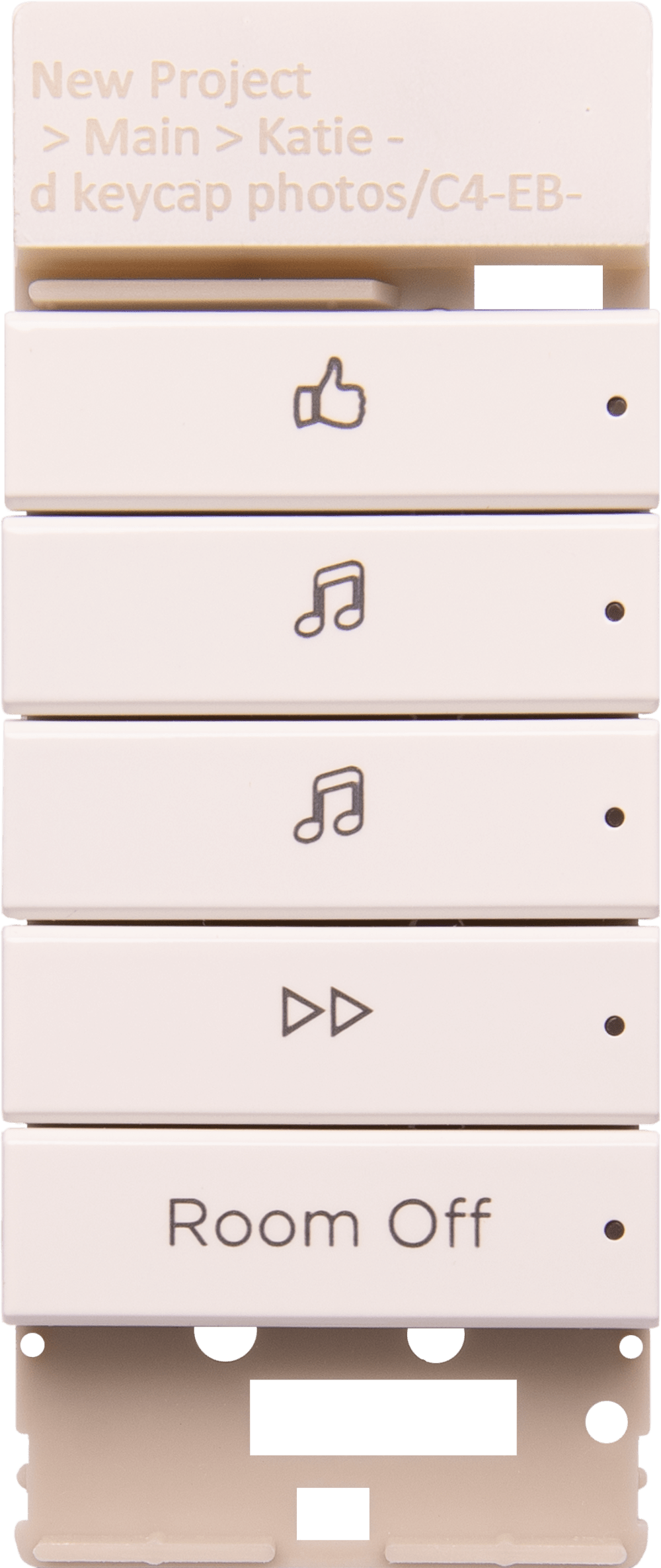 Control4® Engraved Music Keycaps, Contemporary (Icons)