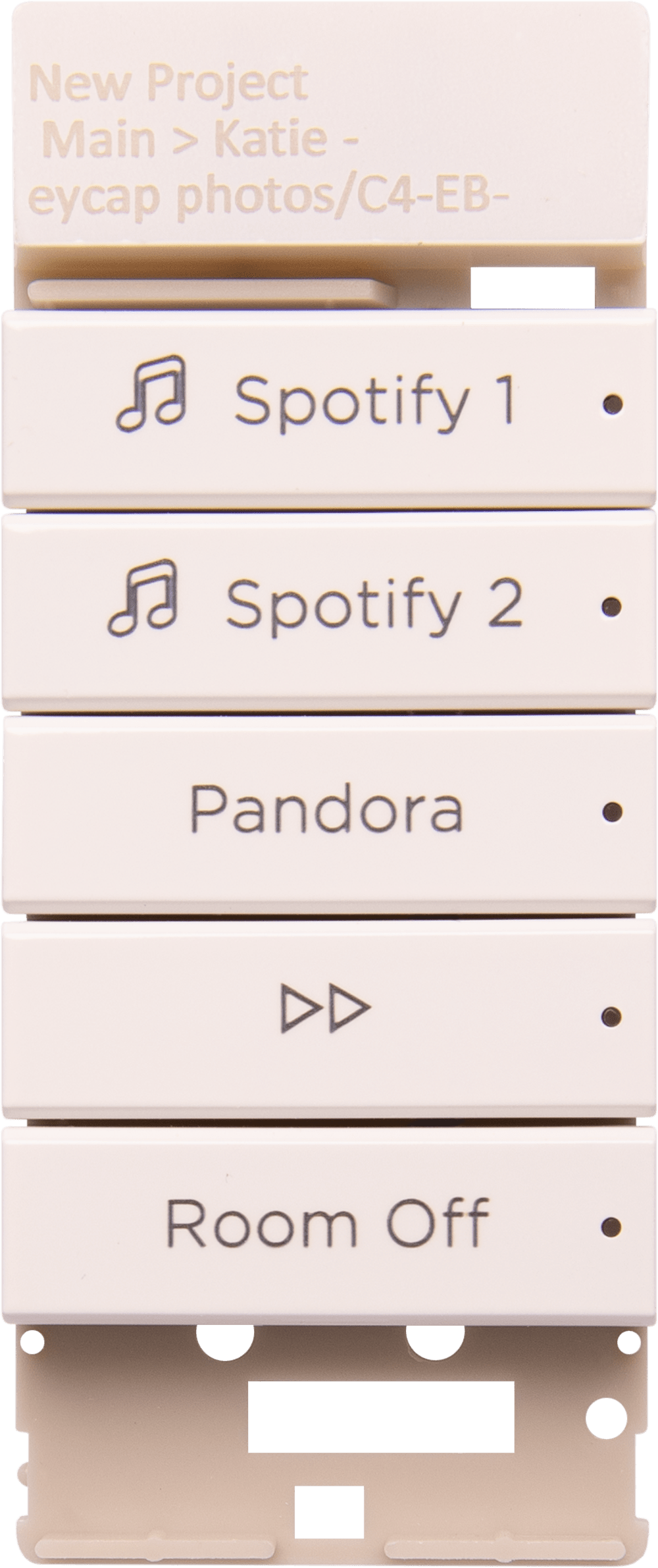 Control4® Engraved Music Keycaps, Contemporary (Spotify)