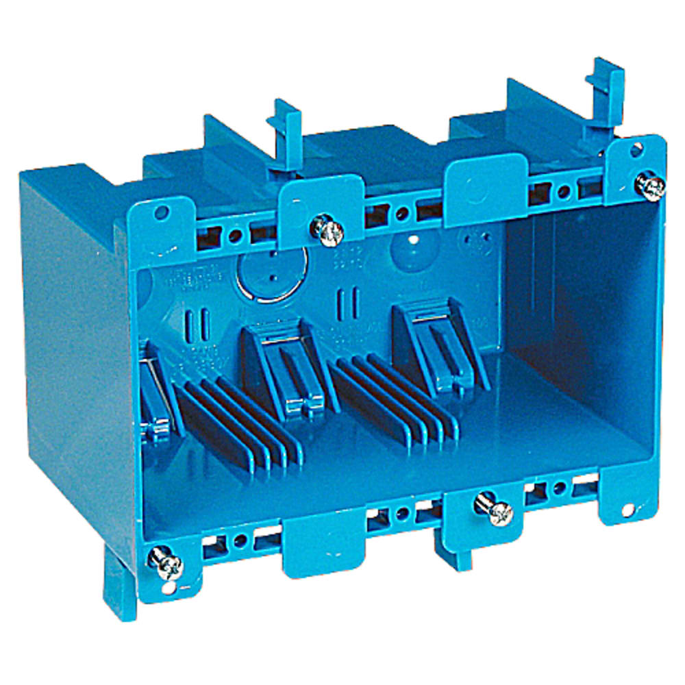 Control4® Electrical Junction Box, 3 Gang, Old Work, Carlon B355R