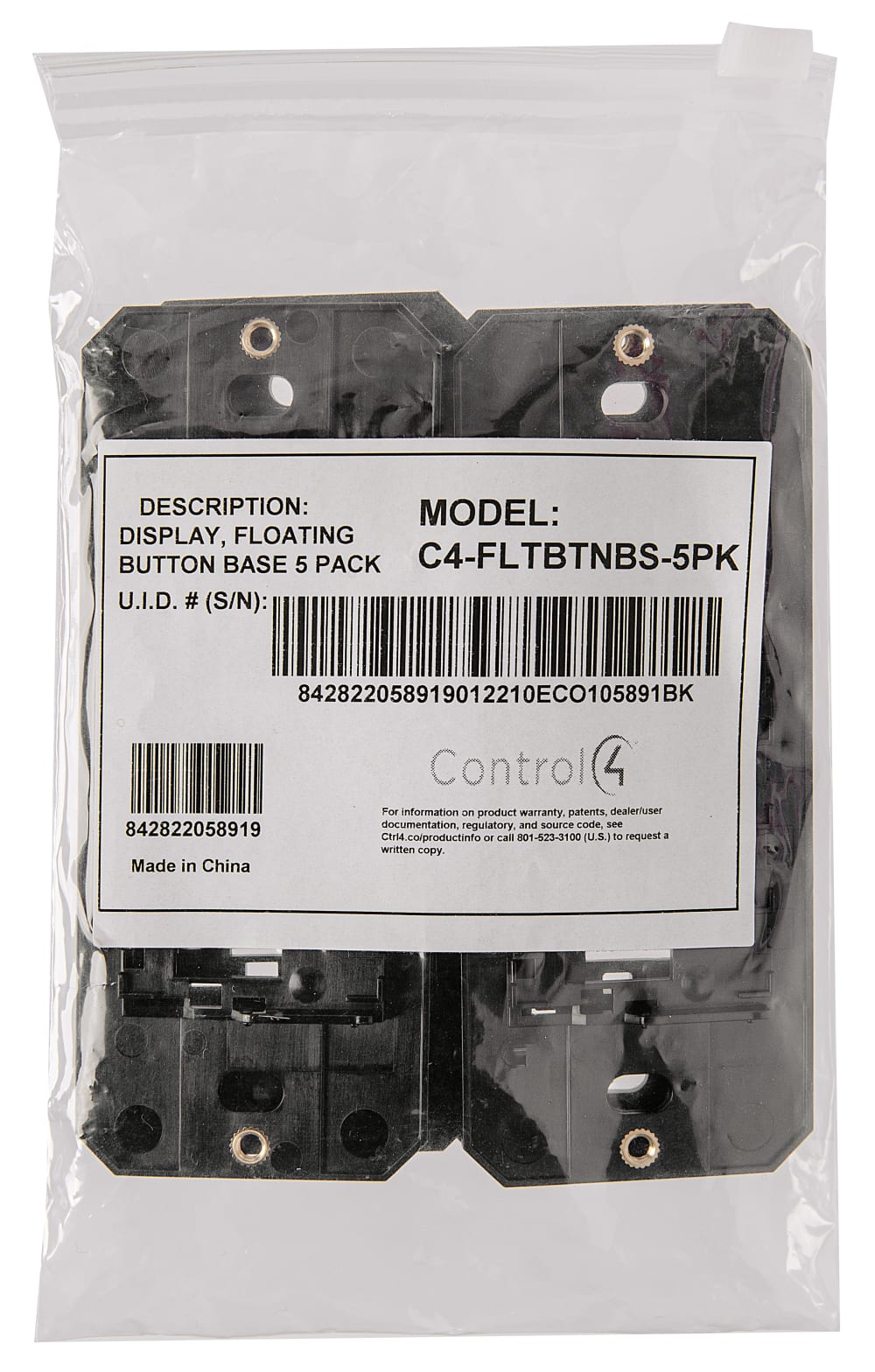 Control4® Floating Button Base (5 Pack)