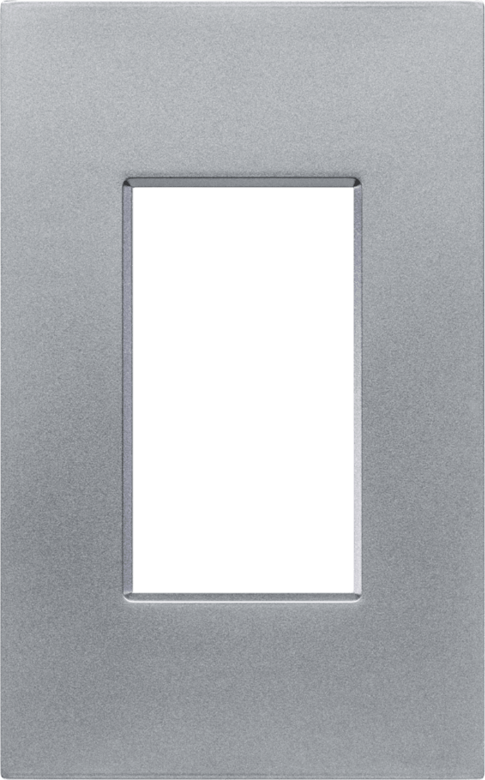 Control4® Faceplate, Contemporary, 1 Gang (Aluminum)