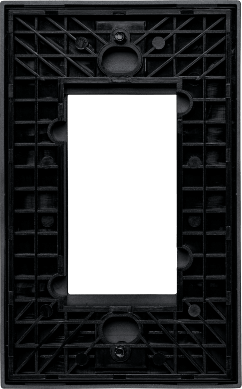 Control4® Faceplate, Contemporary, 1 Gang (Black)