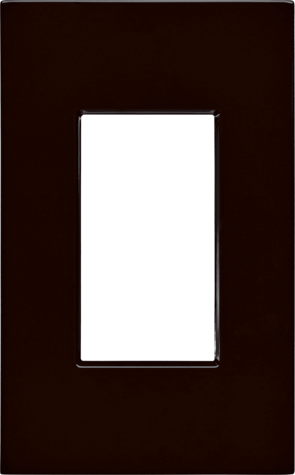 Control4® Faceplate, Contemporary, 1 Gang (Brown)