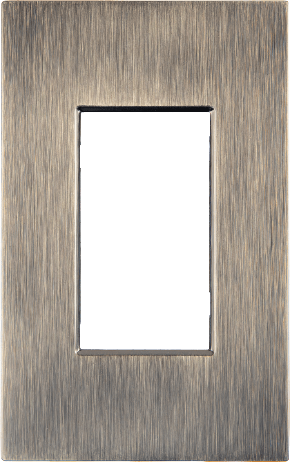 Control4® Faceplate, Contemporary, 1 Gang (Antique Brass)