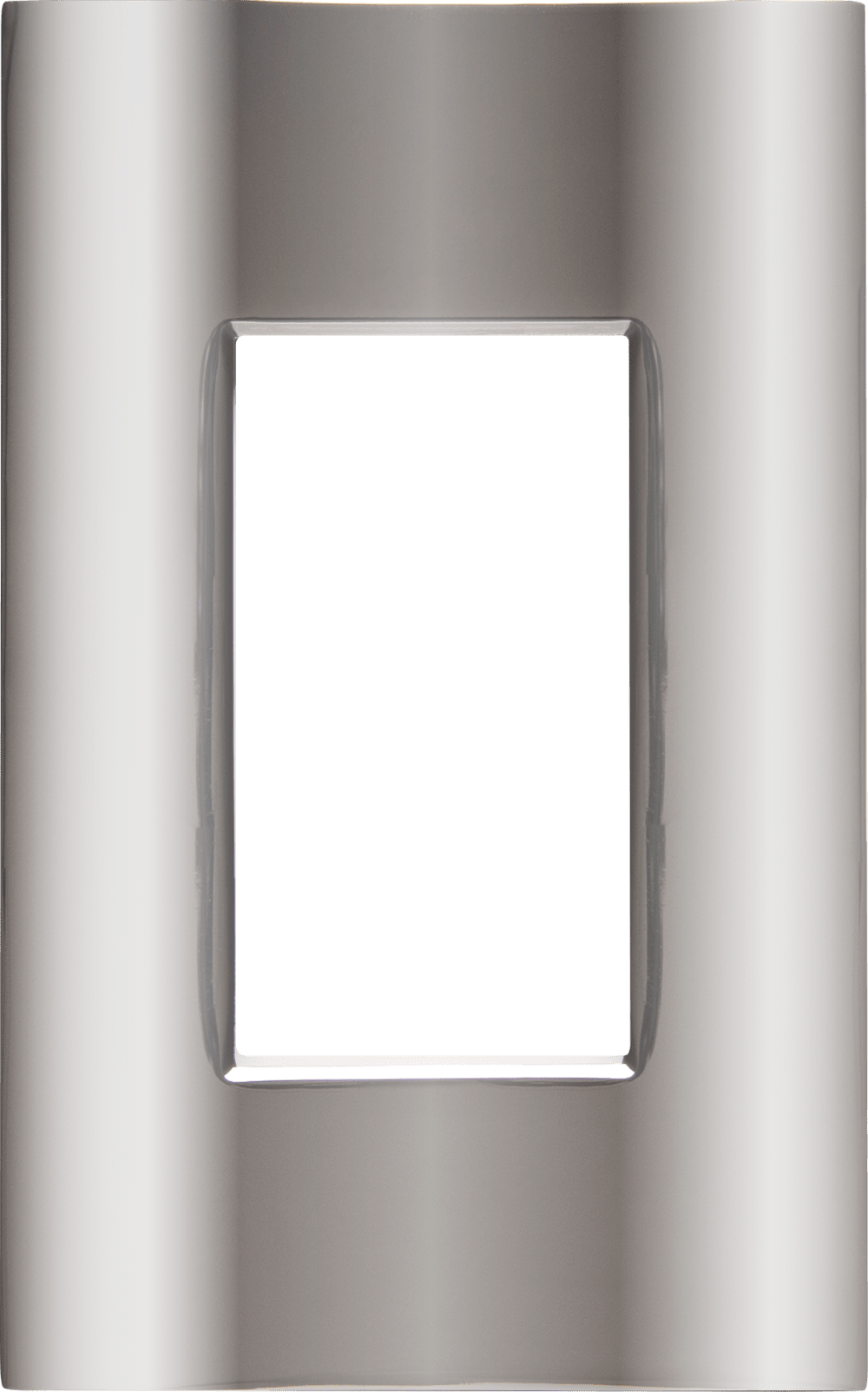 Control4® Faceplate, Contemporary, 1 Gang (Chrome)