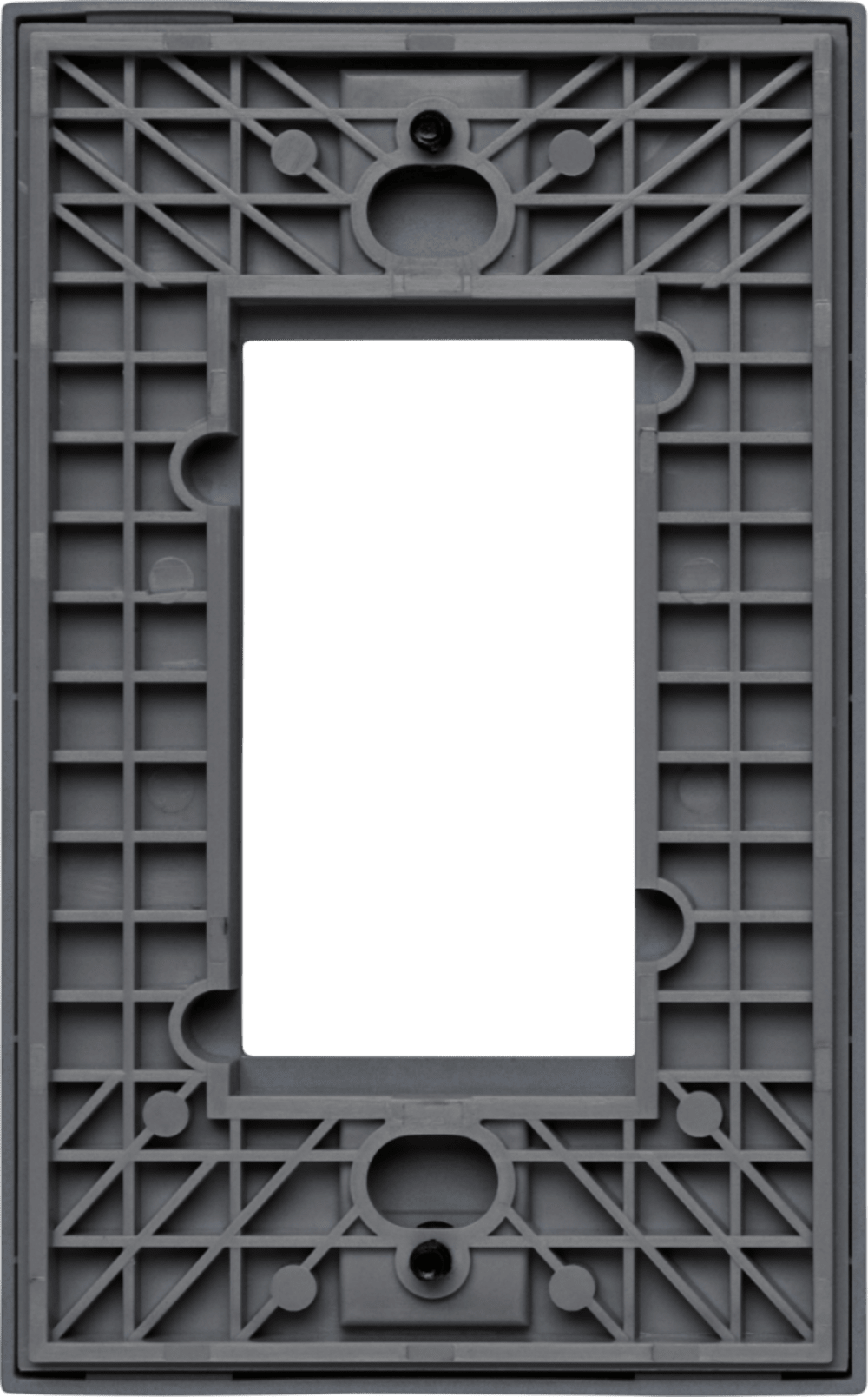 Control4® Faceplate, Contemporary, 1 Gang (Gray)