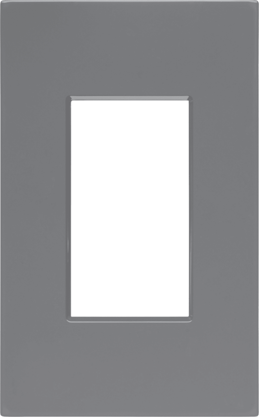 Control4® Faceplate, Contemporary, 1 Gang (Gray)