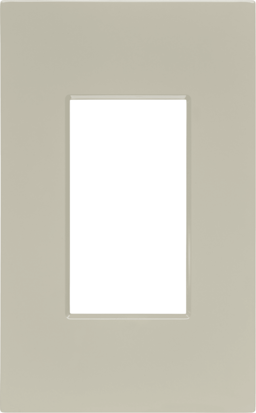 Control4® Faceplate, Contemporary, 1 Gang (Light Almond)