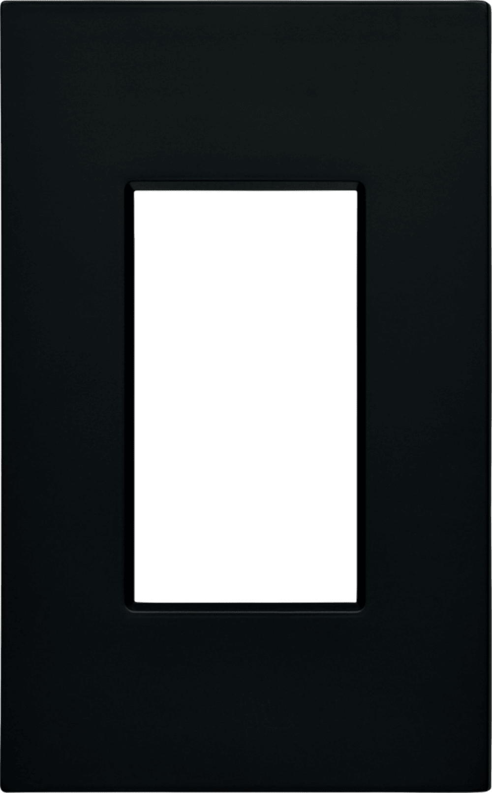 Control4® Faceplate, Contemporary, 1 Gang (Midnight Black)