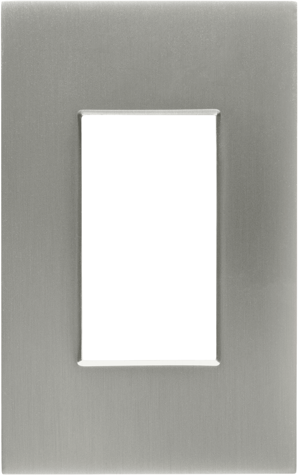 Control4® Faceplate, Contemporary, 1 Gang (Matte Stainless)