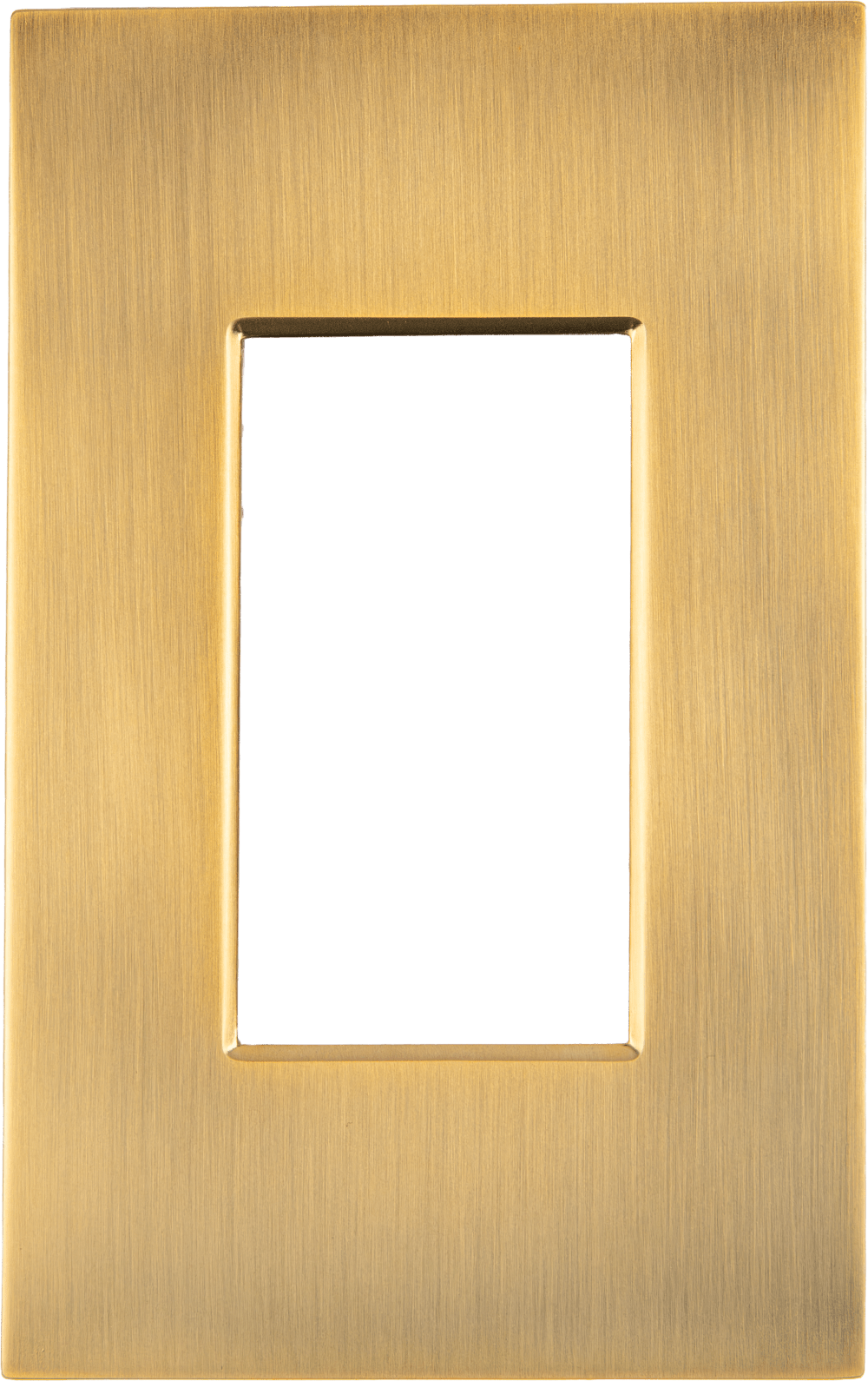 Control4® Faceplate, Contemporary, 1 Gang (Satin Bronze)