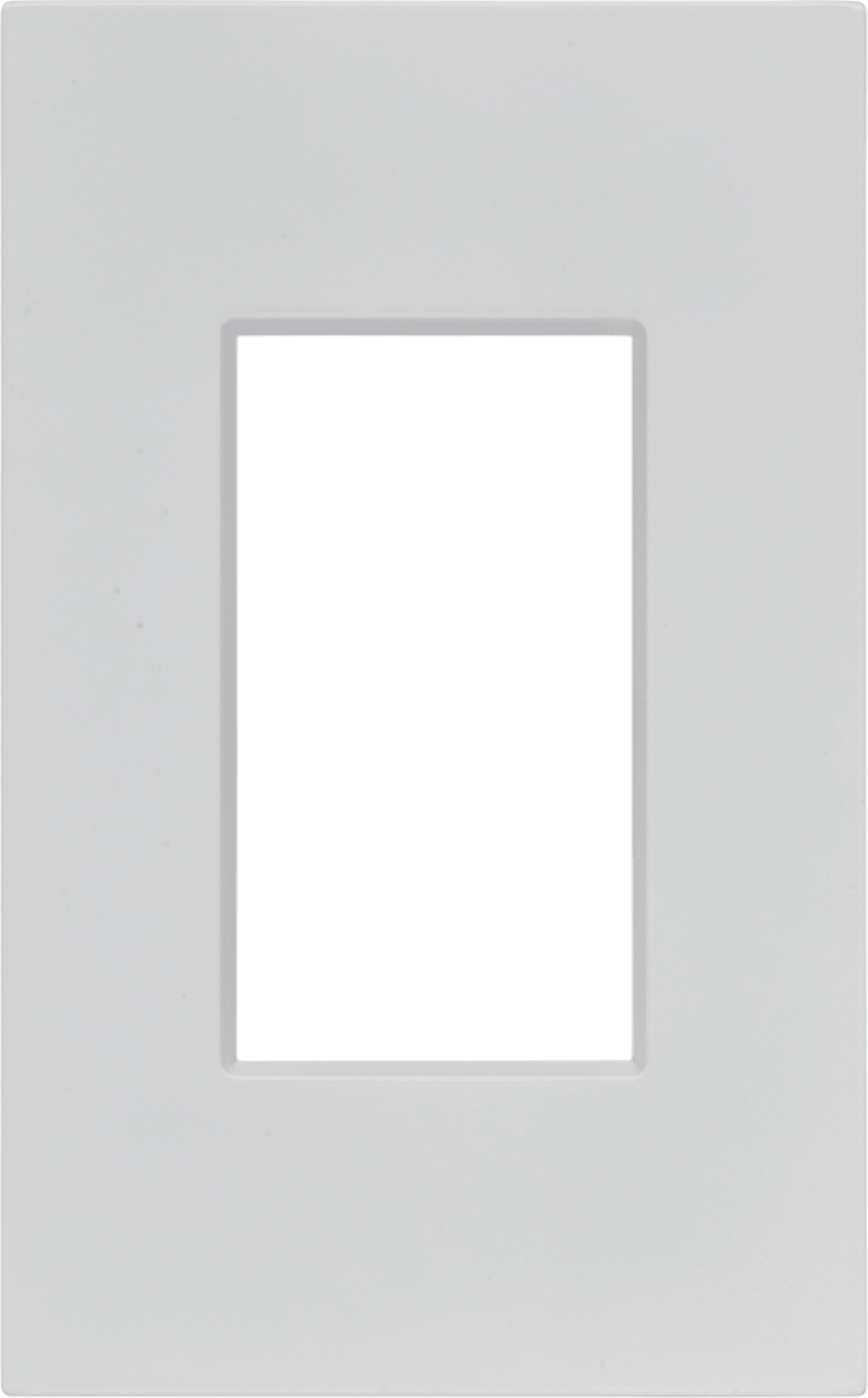 Control4® Faceplate, Contemporary, 1 Gang (Snow White)