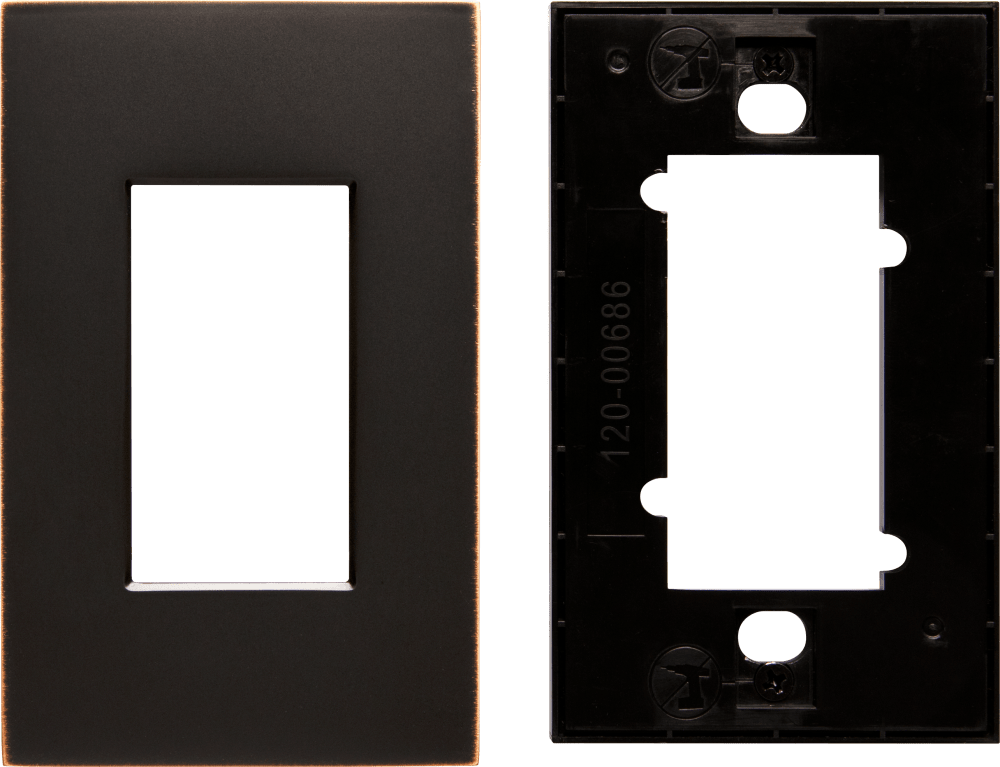 Control4® Faceplate, Contemporary, 1 Gang (Venetian Bronze)
