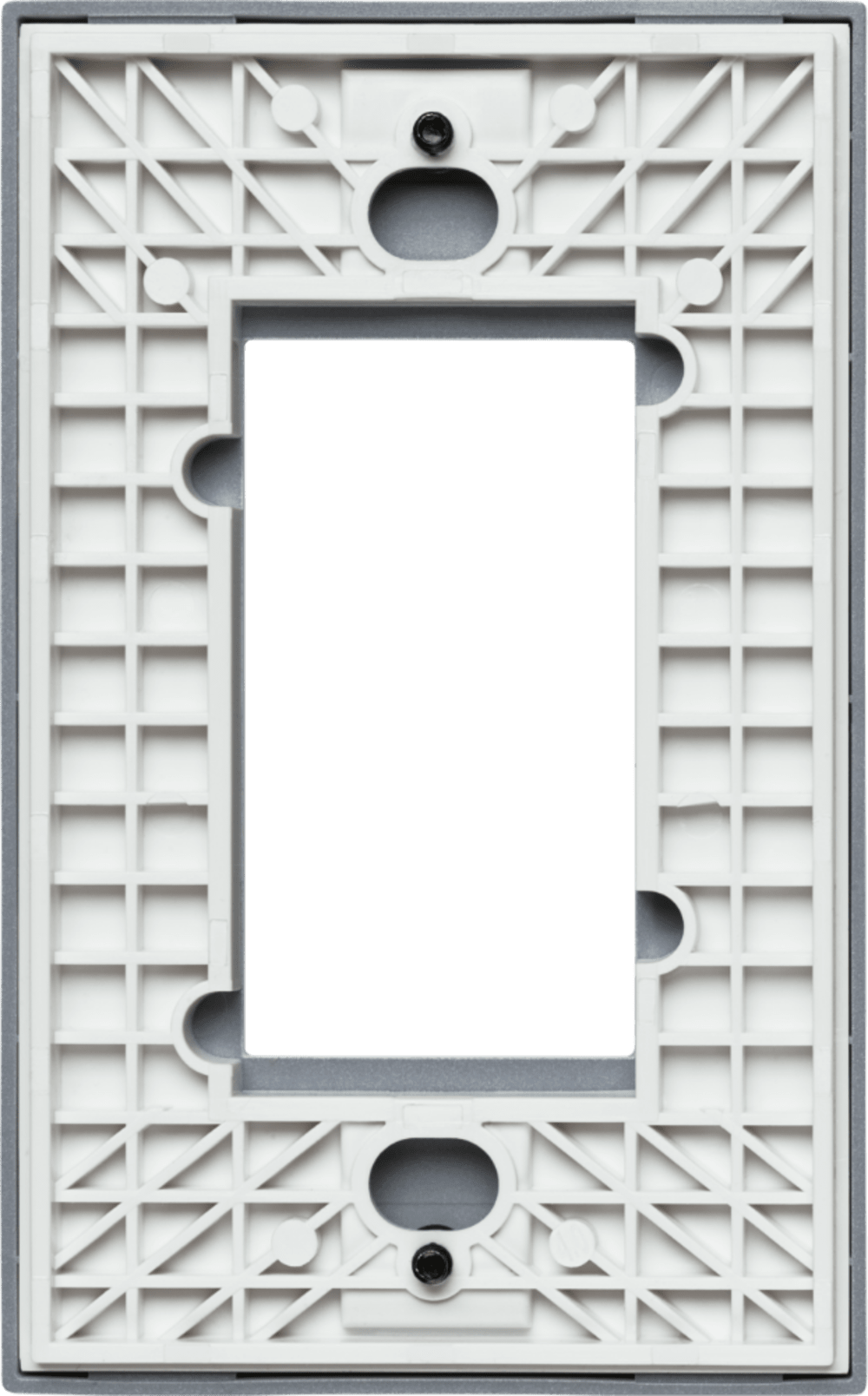 Control4® Faceplate, Contemporary, 1 Gang (White)