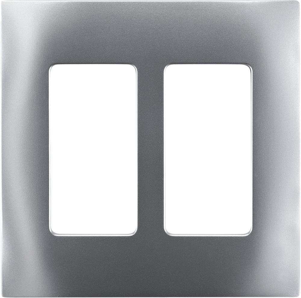 Control4® Faceplate, 2 Gang (Aluminum)