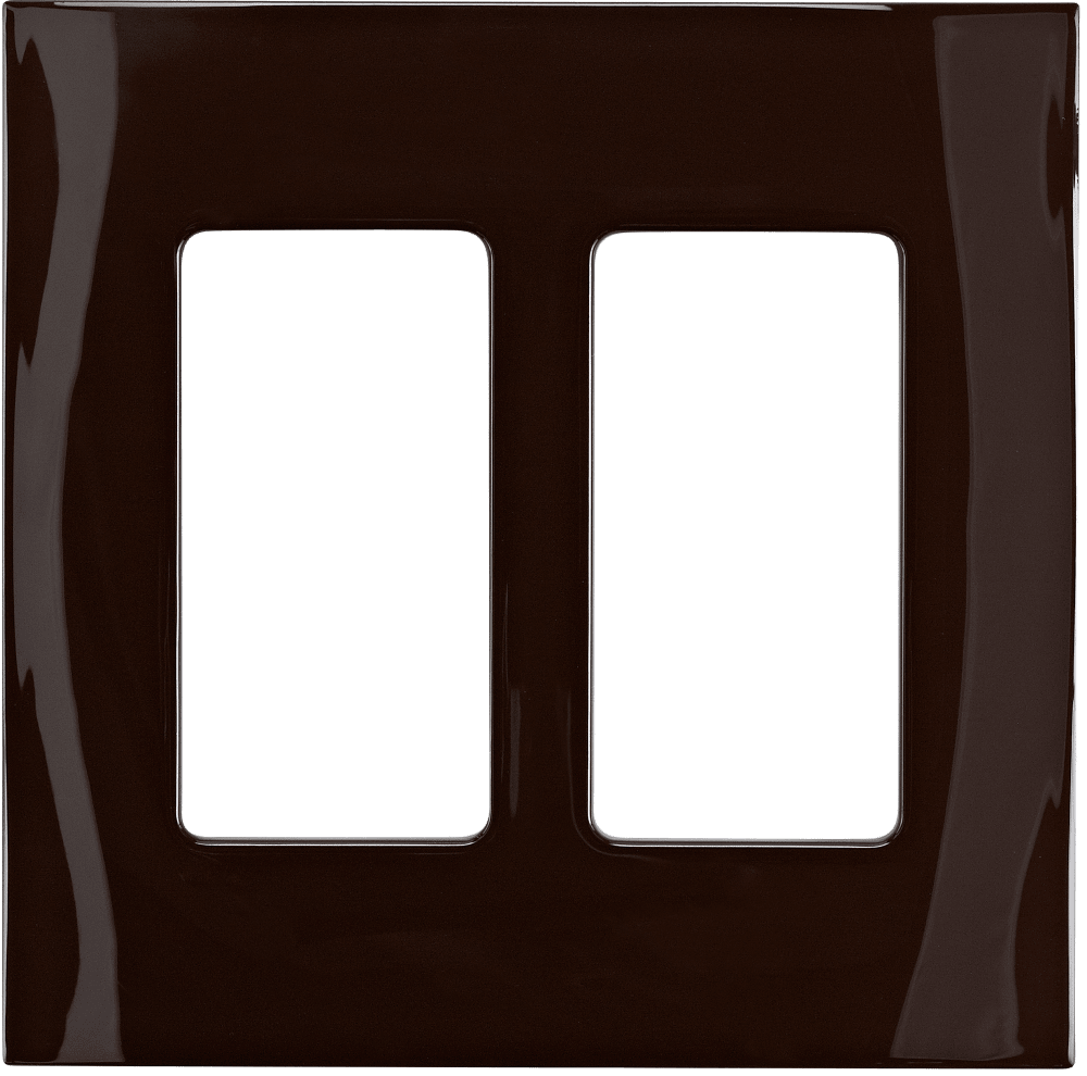 Control4® Faceplate, 2 Gang (Brown)