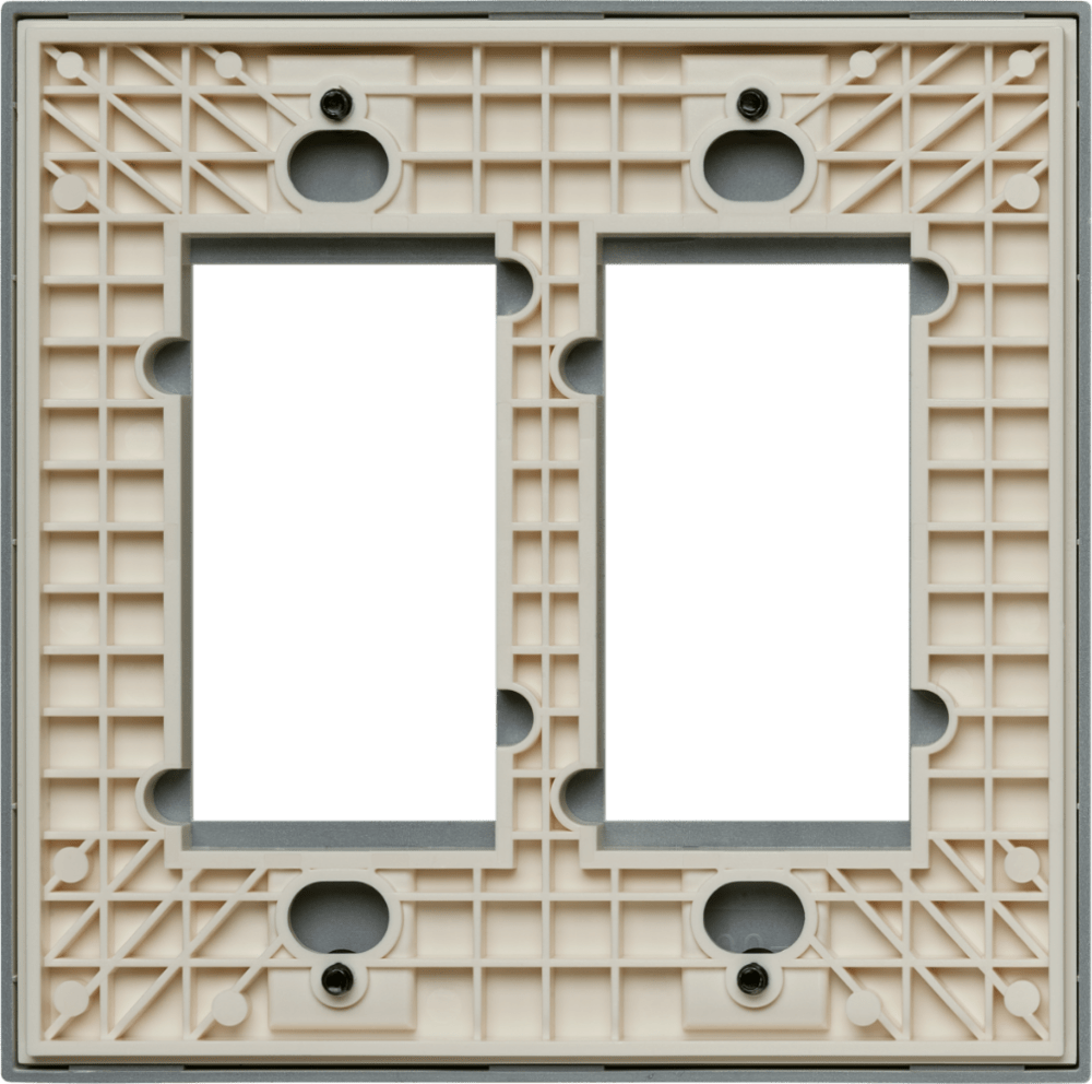 Control4® Faceplate, Contemporary, 2 Gang (Biscuit)